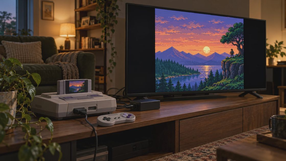 How to Play SNES Games on a Modern TV Without Ruining the Image